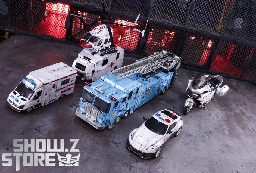 Generation Toy Guardian Defensor Set Of 5 Battle Damaged Version - Image 8