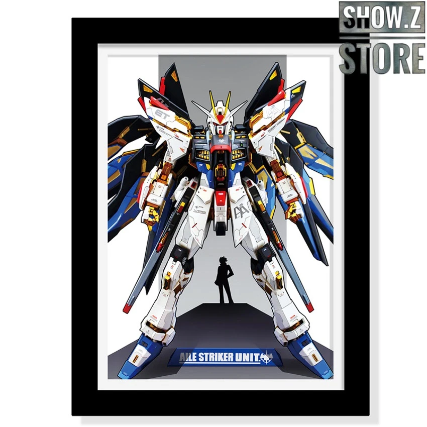 ChenFu Studio GAT-X105+AQM/E-X01 Aile Strike Gundam 3D Wall Art Decoration Picture - Image 2