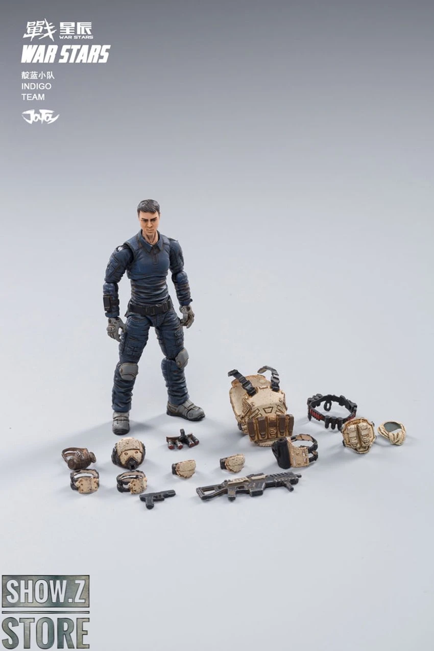 JoyToy Source 1/18 War Stars Starhawk 8th Army Indigo Fleet Set Of 3 - Image 7