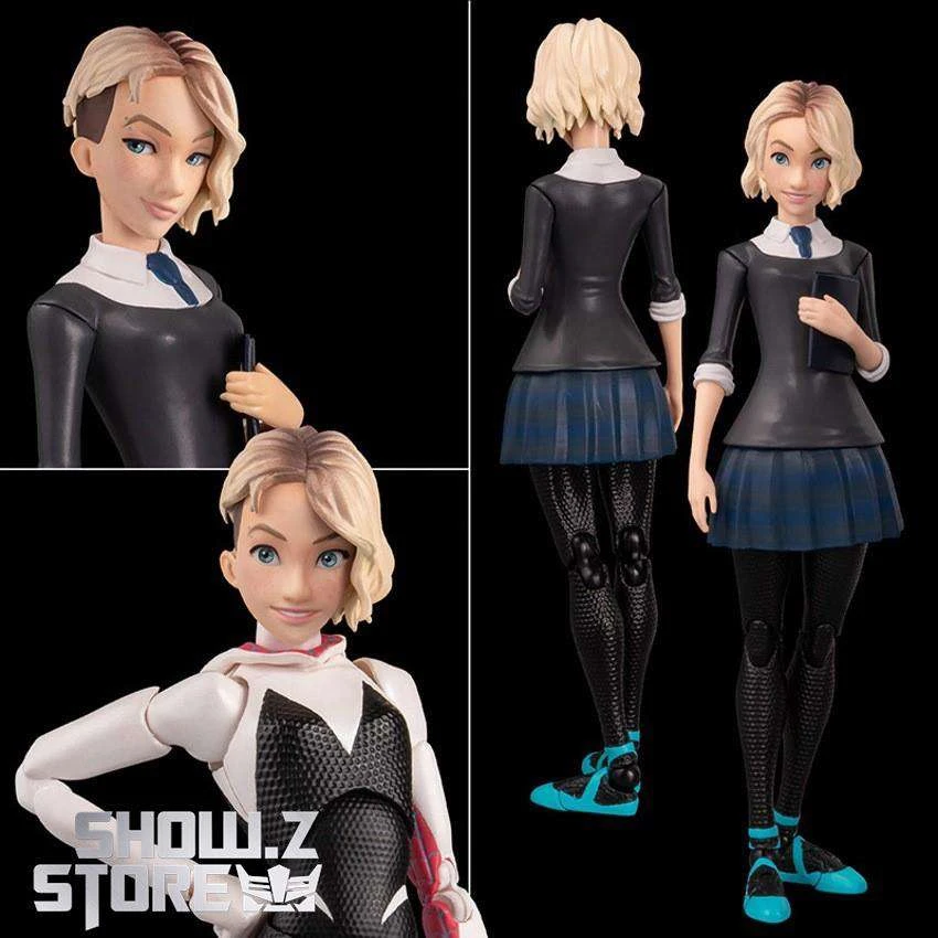 Sentinel Toys SV-ACTION Spider-Man: Into The Spider-Verse Spider-Gwen & Spider-Ham - Image 6