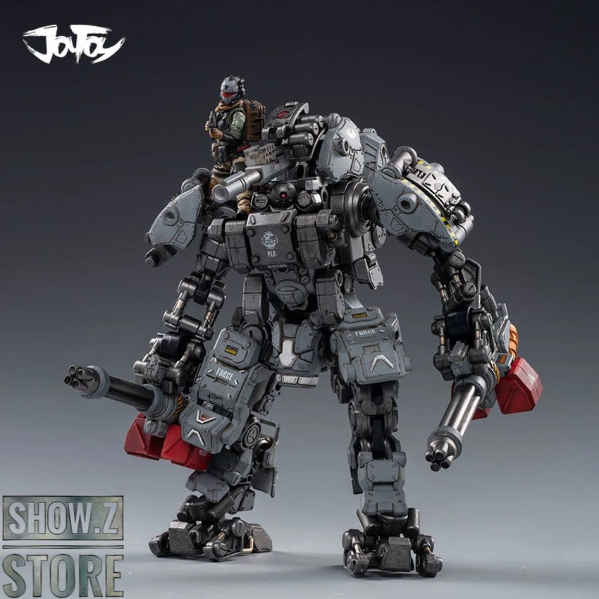 JoyToy Source 1/25 H05 Steel Bone Heavy Firepower Mecha W/ Pilot Gray Version - Image 4