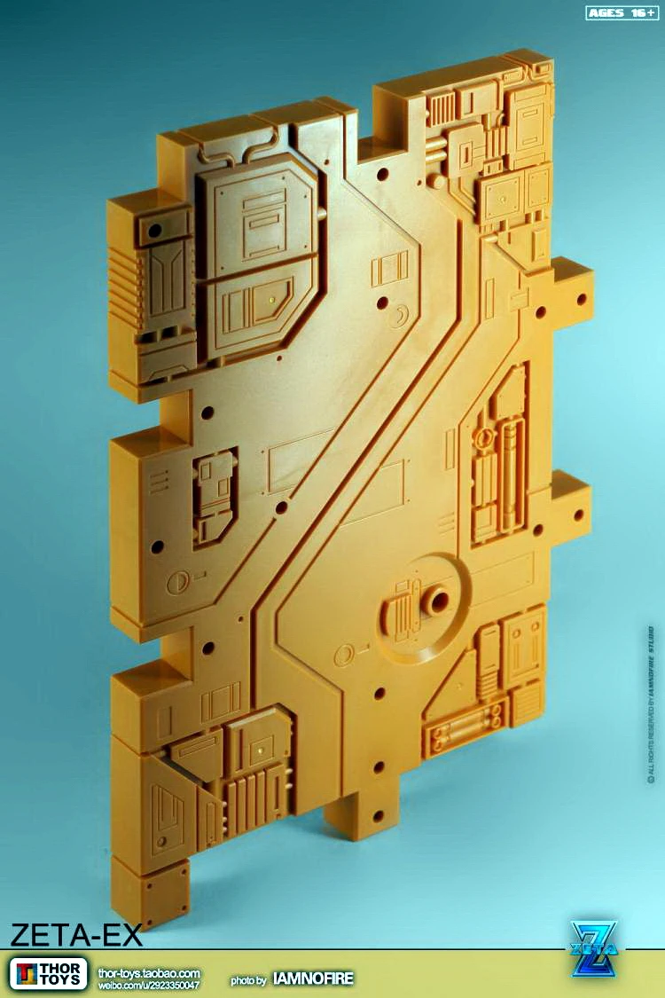 Zeta Toys Zeta-EX Display Base (Orange & Black) - Image 6