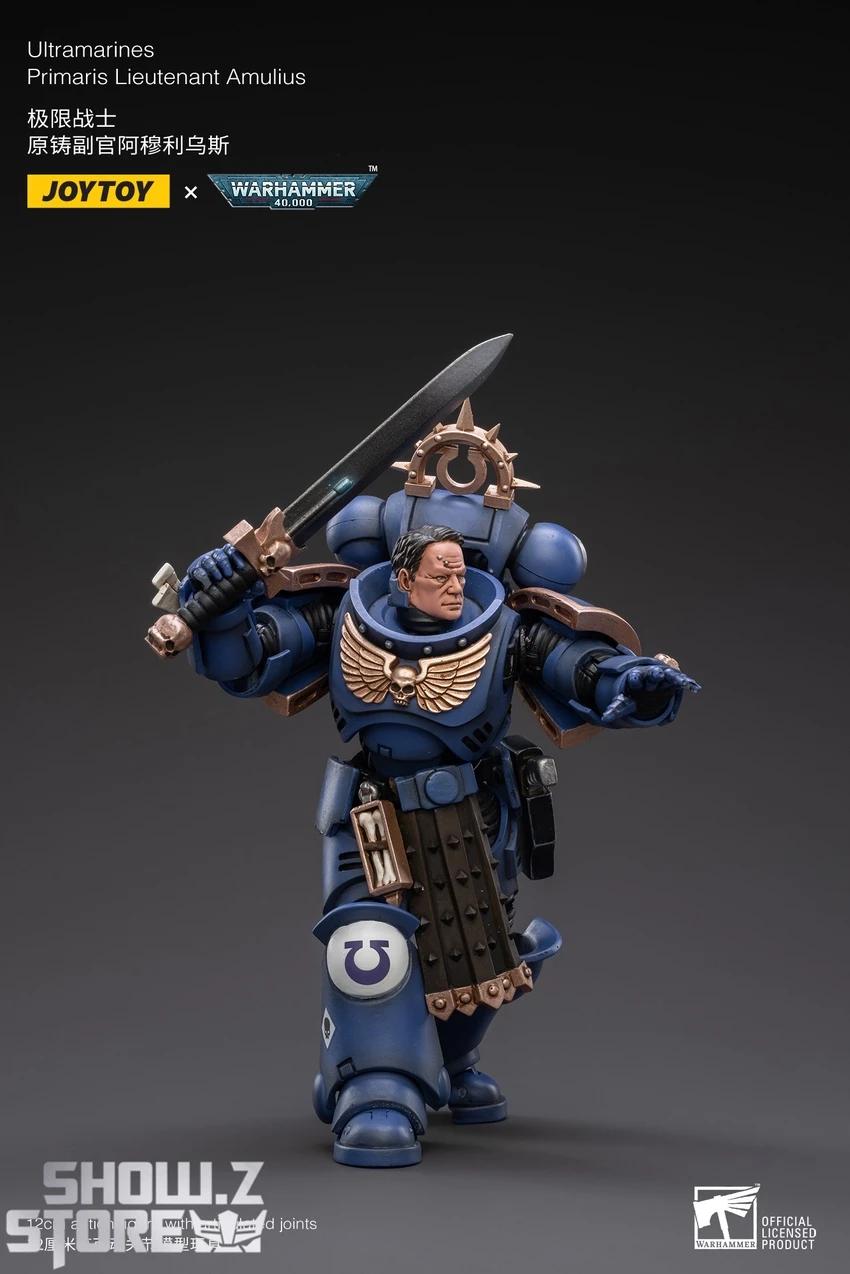 JoyToy Source 1/18 Warhammer 40K Space Ultramarines Primaris Lieutenant Amulius - Image 8