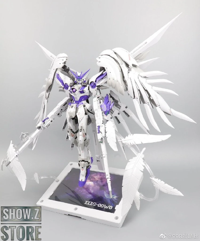 Moxin MG 1/100 XXXG-00W0 Wing Gundam Zero Purple Version Model Kits - Image 3