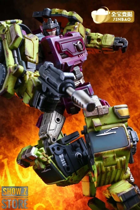 Jinbao Oversized Devastator Battle Damaged Version Full Set Of 6 Gravity Builder - Image 7
