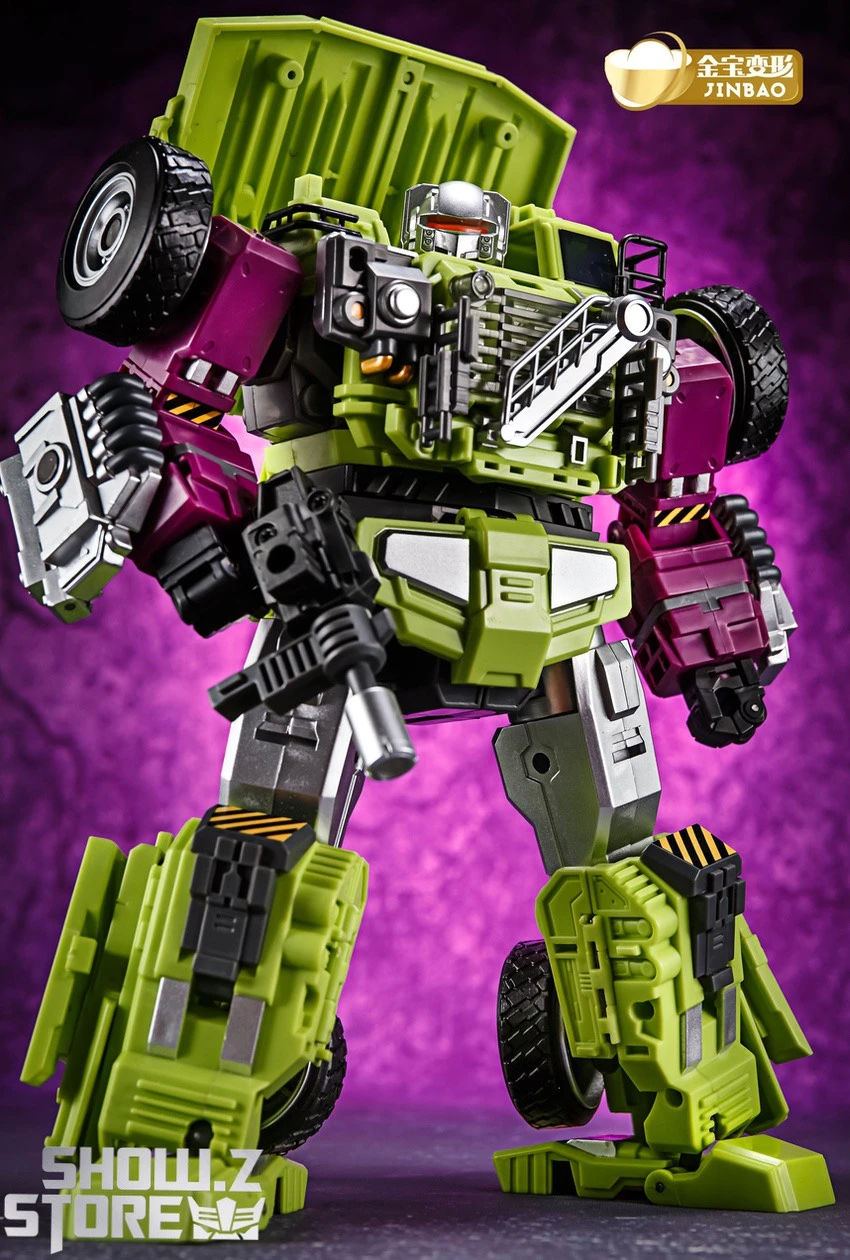 Jinbao DF03 Builder.D Devastator Green Version Set Of 6 Oversized Version - Image 12