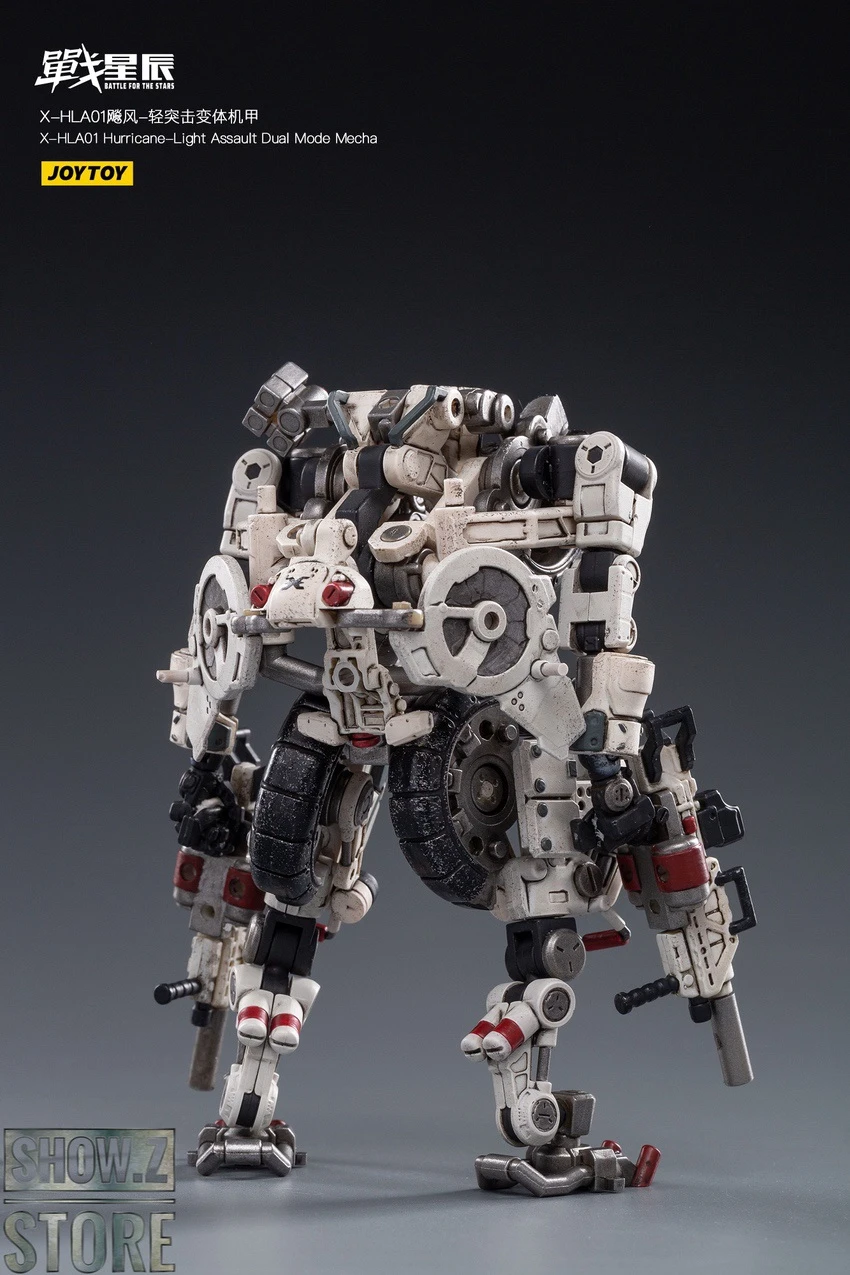 JoyToy Source 1/18 X-HLA01 Hurricane Light Assault Dual Mode Mecha White - Image 4