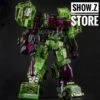 Generation Toy GT-01GS Gravity Builder Devastator Green Shadow Clear Vesion Set Of 6