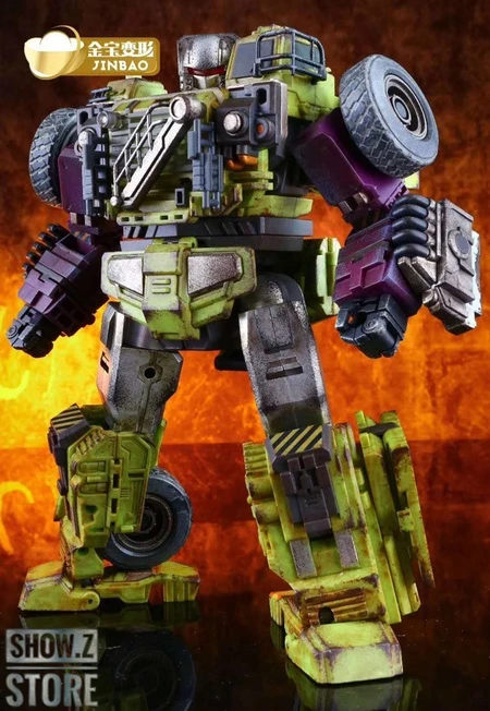Jinbao Oversized Devastator Battle Damaged Version Full Set Of 6 Gravity Builder - Image 4