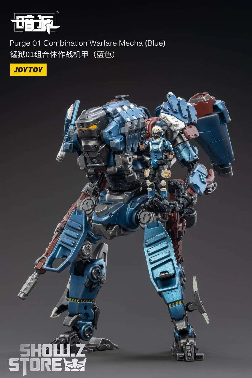 JoyToy Source 1/25 Purge 01 Combination Warfare Mecha Blue Version W/ Pilot - Image 13