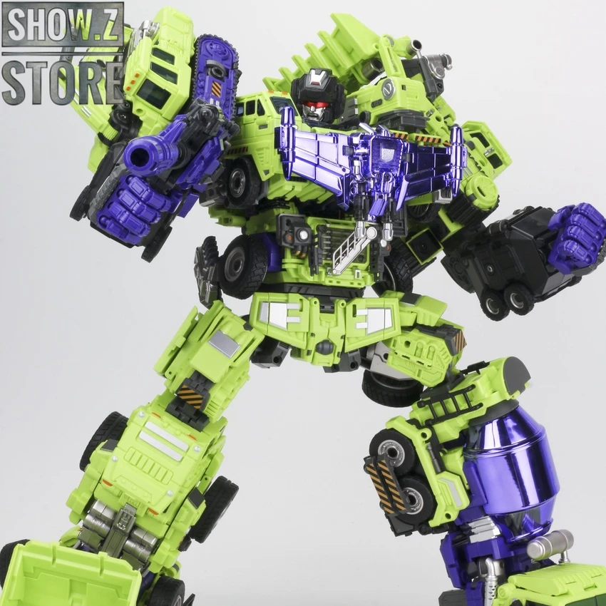 Generation Toy GT-99 Gravity Builder Devastator Metallic Painted Limited Version W/ Upgrade Kit - Image 10