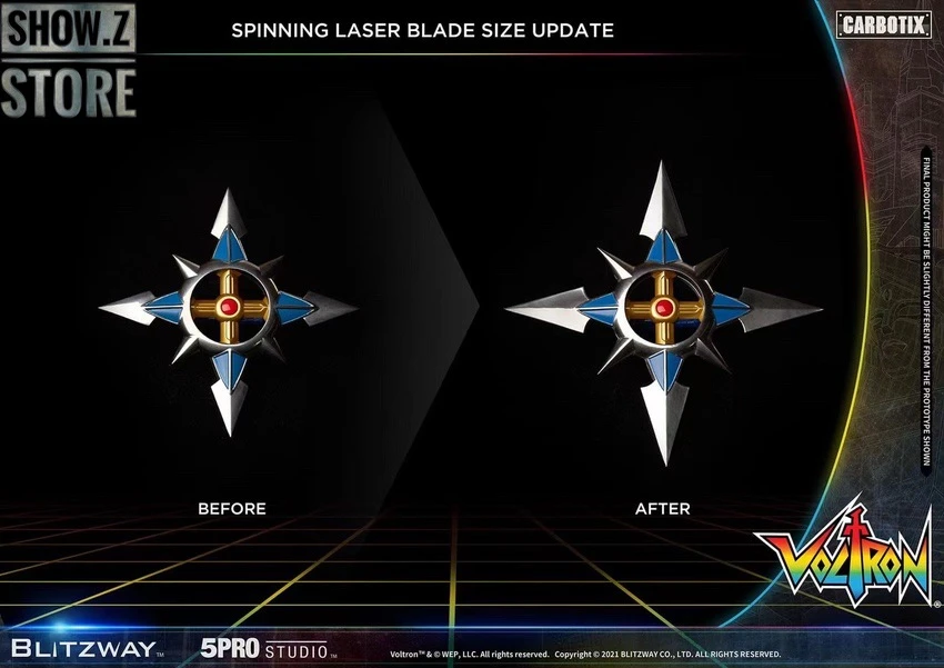 Blitzway X 5PRO Studio Voltron Beast King Golion - Image 3