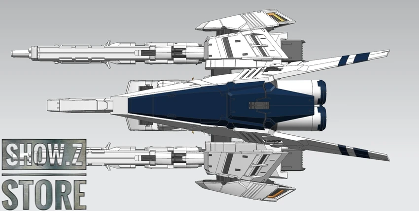 Effects Wings 1/144 FA-93HWS Nu Gundam Heavy Weapons System Type Model Kit - Image 16