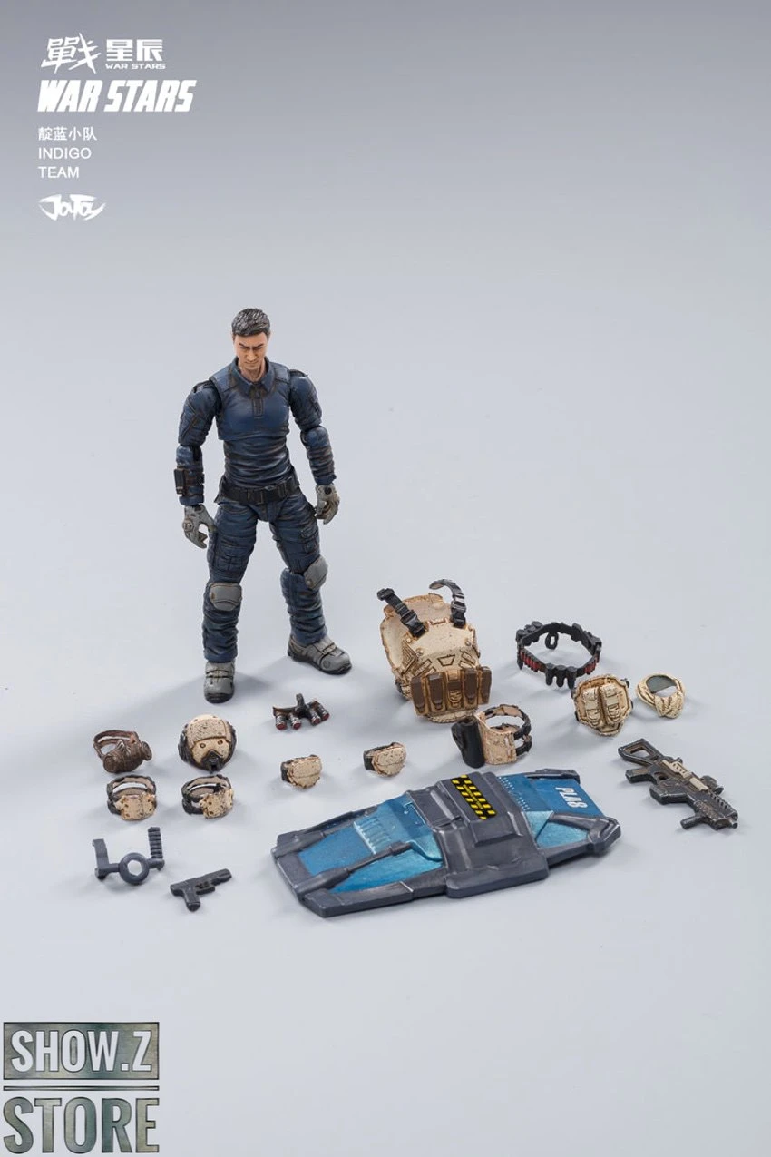 JoyToy Source 1/18 War Stars Starhawk 8th Army Indigo Fleet Set Of 3 - Image 9