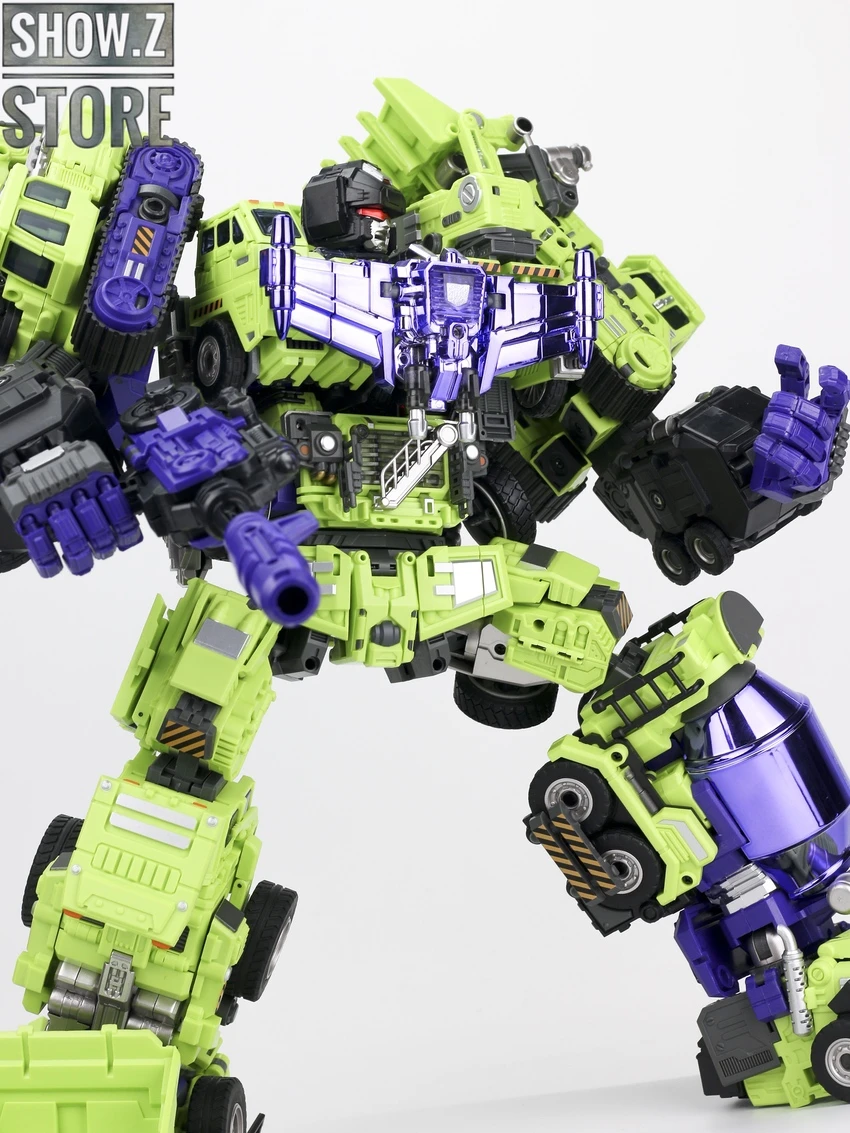 Generation Toy GT-99 Gravity Builder Devastator Metallic Painted Limited Version W/ Upgrade Kit - Image 6