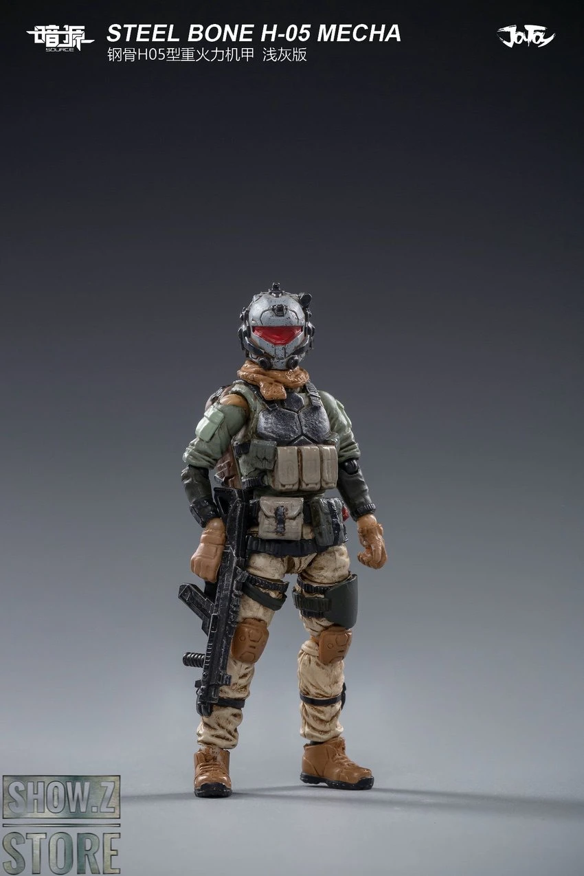 JoyToy Source 1/25 H05 Steel Bone Heavy Firepower Mecha W/ Pilot Gray Version - Image 10