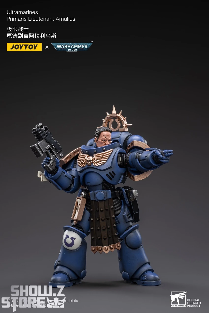 JoyToy Source 1/18 Warhammer 40K Space Ultramarines Primaris Lieutenant Amulius - Image 9