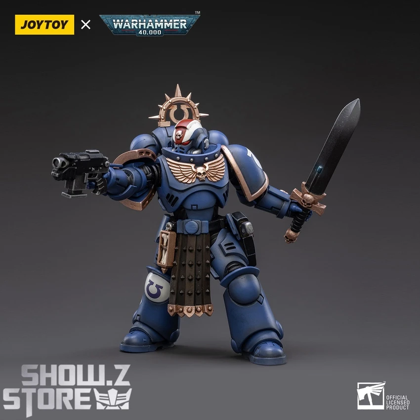 JoyToy Source 1/18 Warhammer 40K Space Ultramarines Primaris Lieutenant Amulius