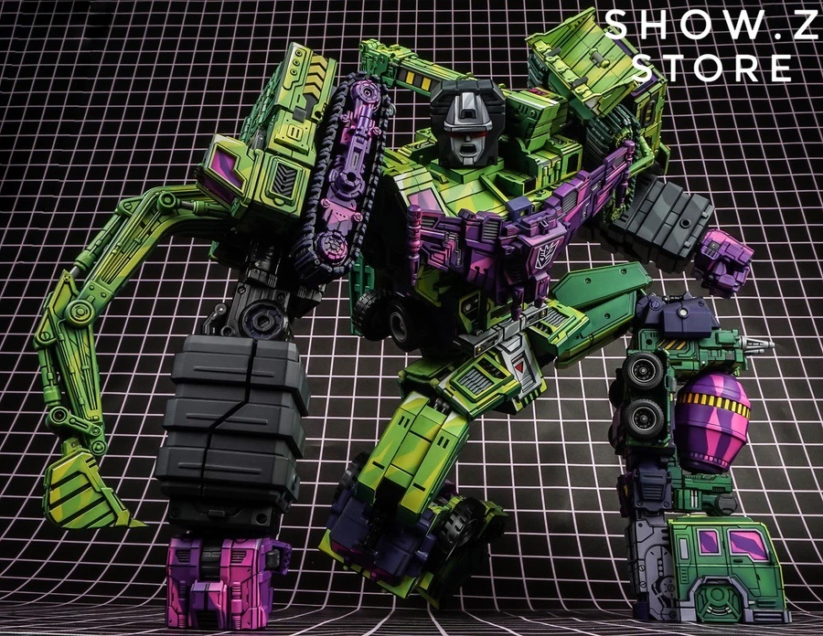 Toyworld TW TW-C07A TWC07A Constructor Devastator Cel Cell Shaded Standard Version Set Of 6 - Image 8