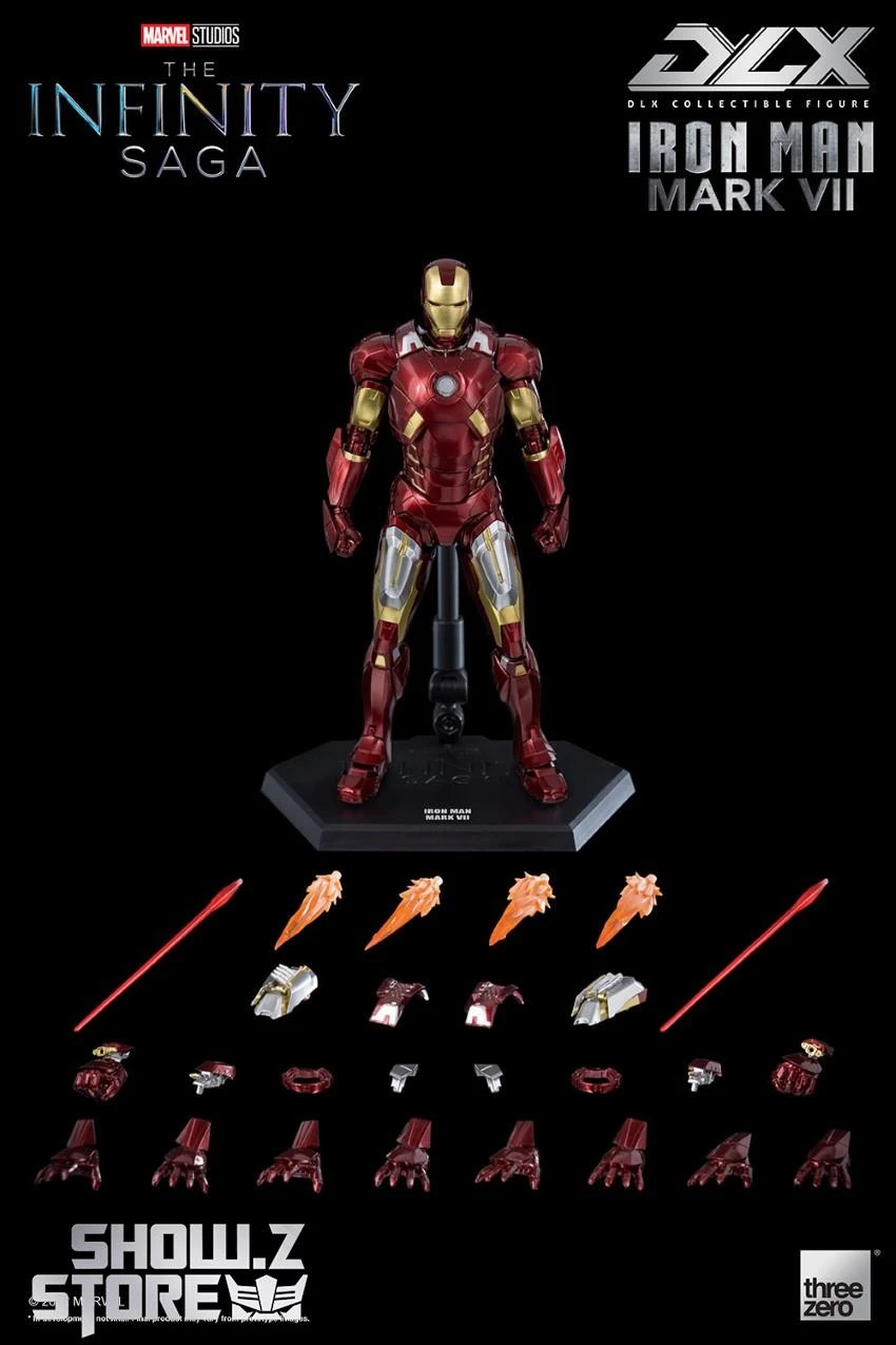 Threezero 1/12 Marvel Studio The Infinity Saga DLX Iron Man Mark 7 - Image 10
