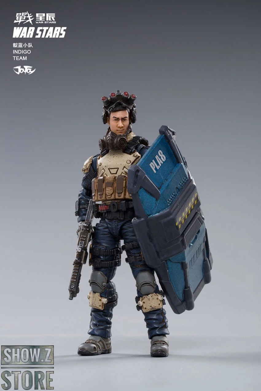 JoyToy Source 1/18 War Stars Starhawk 8th Army Indigo Fleet Set Of 3 - Image 5