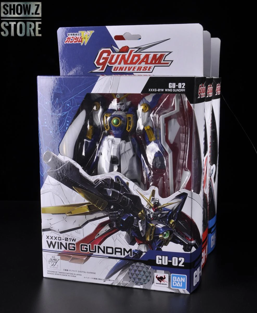 Bandai Spirits Gundam Universe GU GU-01 GU01 RX-78-2 Gundam GU-02 GU02 Wing Gundam GU-03 GU03 Unicorn Gundam Set Of 3 - Image 4