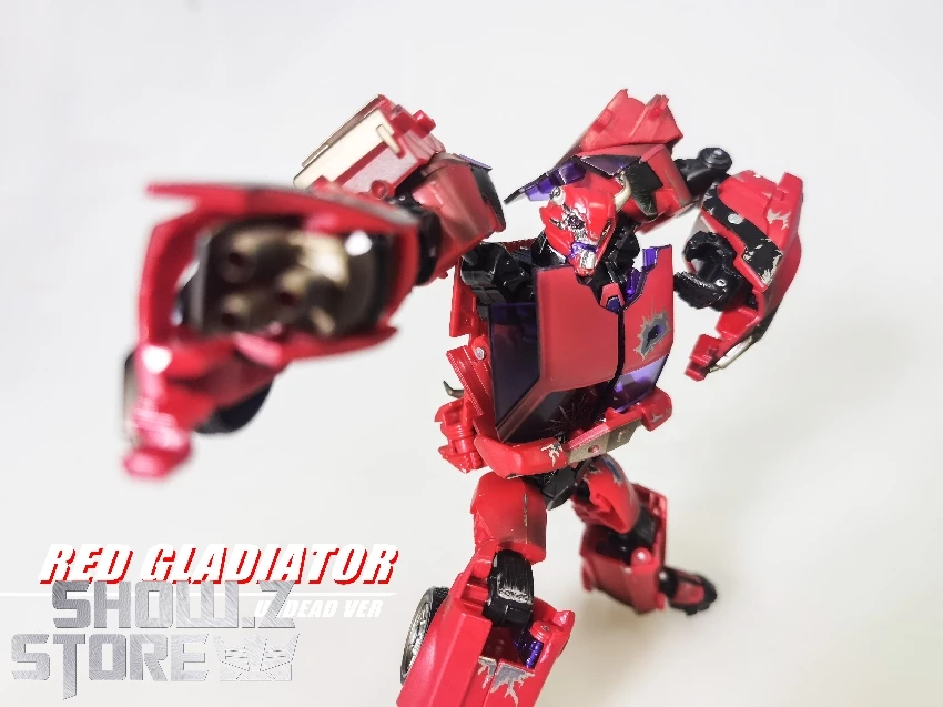 APC Toys Red Gladiator TFP Cliffjumper Zombie Version - Image 9