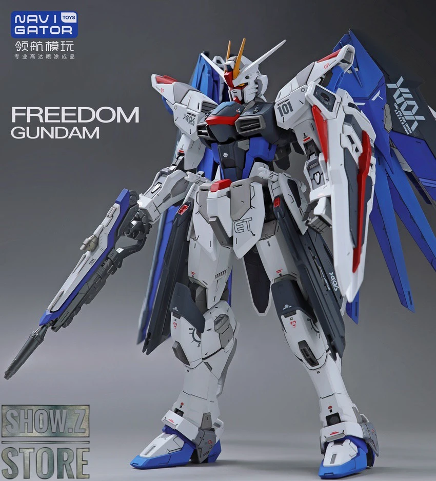 Navigator Toys Pre-Painted & Pre-Assembled Bandai ZGMF-X10A Freedom Gundam Ver.2.0 - Image 5