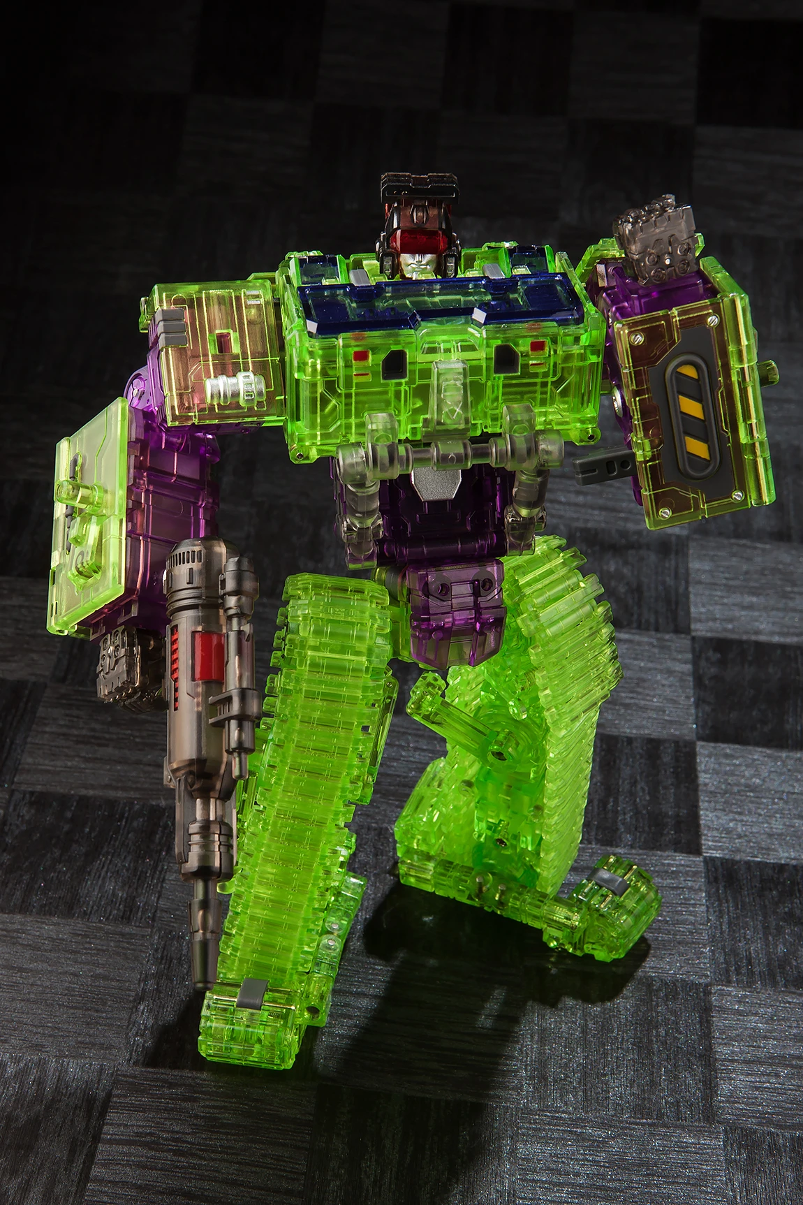 Toyworld TW-C07C Constructor Devastator Clear Version Full Set Of 6 Figures TW-07C Clear Constructor - Image 5