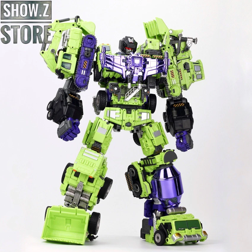 Generation Toy GT-99 Gravity Builder Devastator Metallic Painted Limited Version W/ Upgrade Kit - Image 2