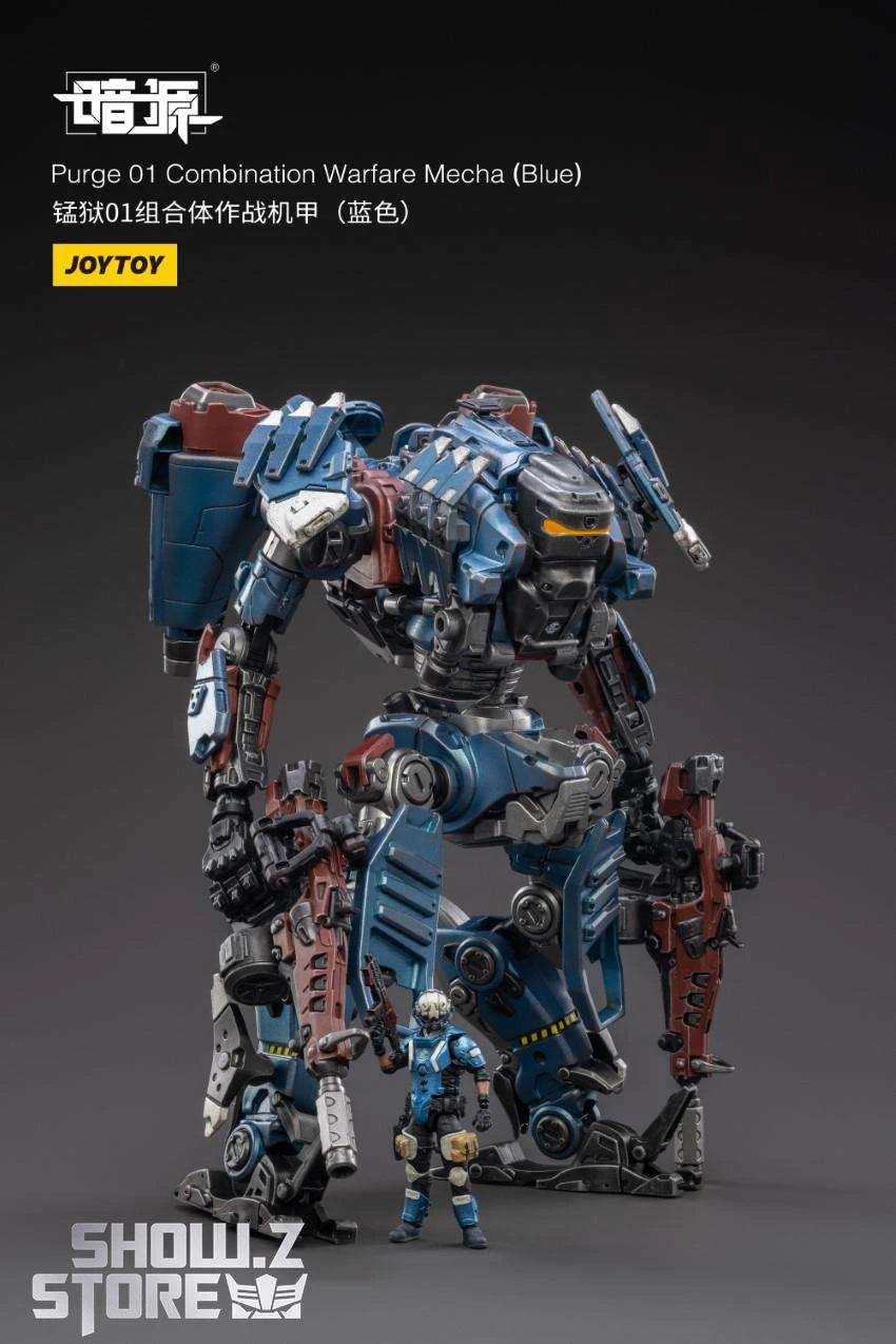 JoyToy Source 1/25 Purge 01 Combination Warfare Mecha Blue Version W/ Pilot - Image 15