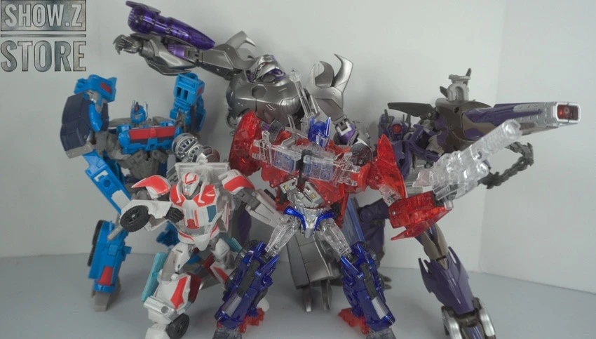 APC Toys APC-001 Attack Prime TFP Optimus Prime Clear Version W/ Black Wheels - Image 6