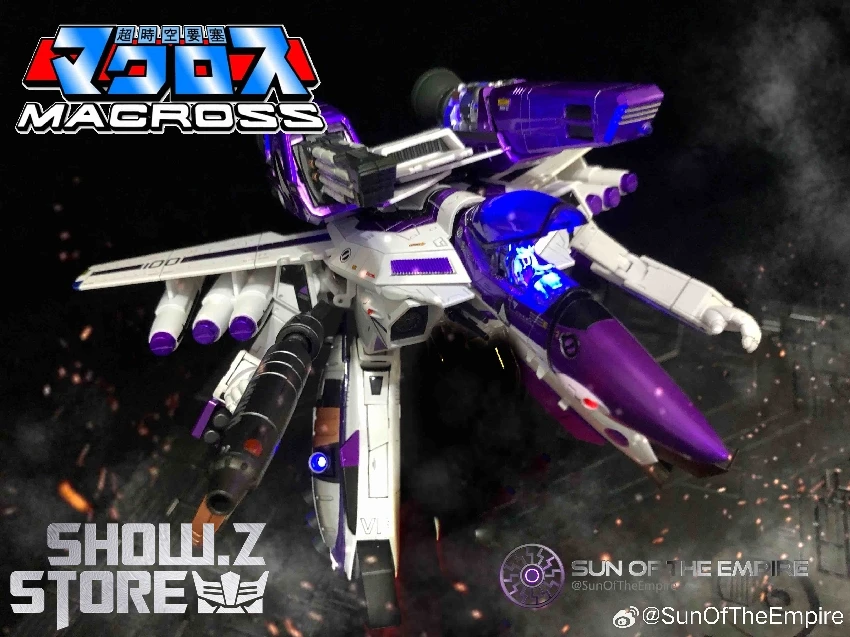 KitzConcept 1/72 Macross VF-1S God Of Flame Purple Limited Edition W/ Fast Pack Armor - Image 4