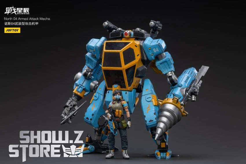 JoyToy Source 1/18 North 04 Armed Attack Mecha W/ Pilot - Image 9