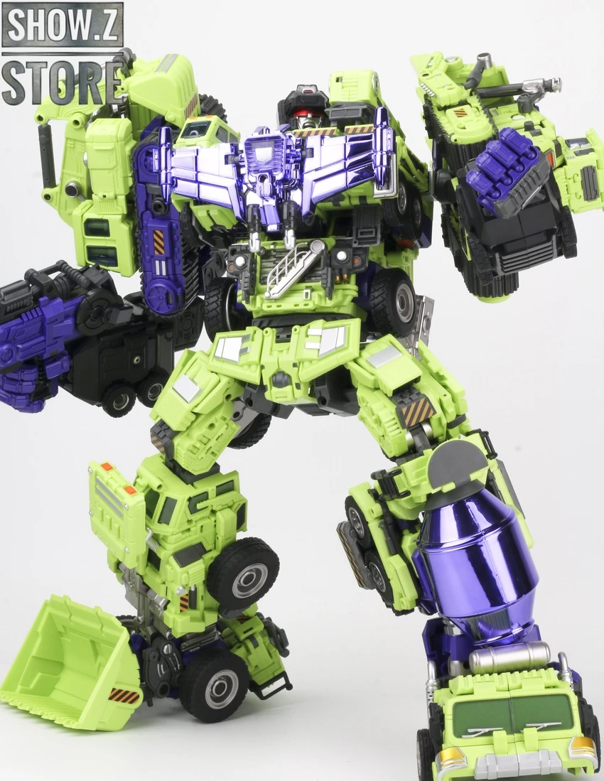 Generation Toy GT-99 Gravity Builder Devastator Metallic Painted Limited Version W/ Upgrade Kit - Image 11