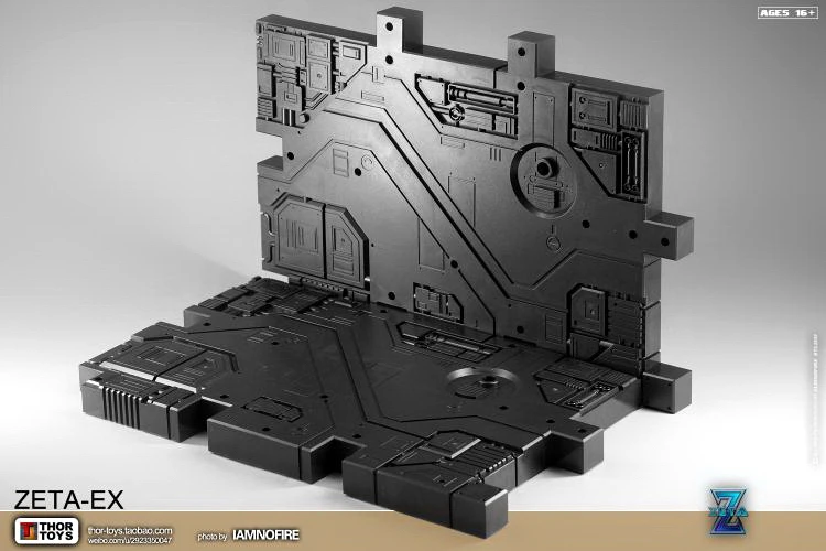 Zeta Toys Zeta-EX Display Base (Orange & Black) - Image 13
