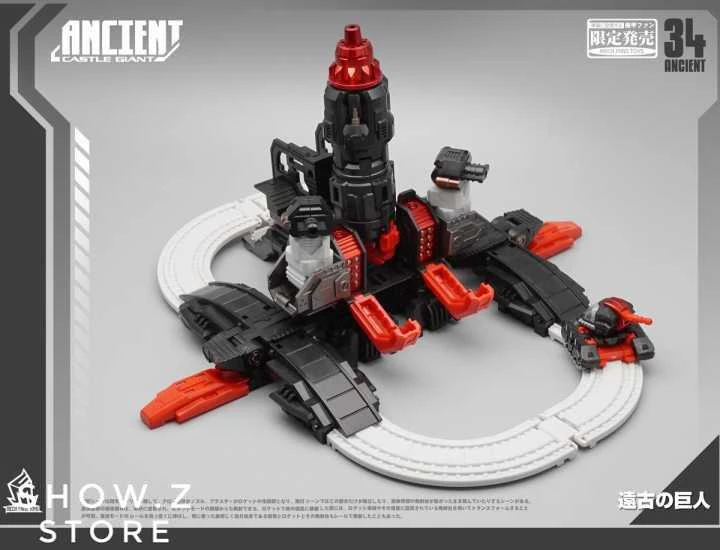 MechFansToys MF-34A Ancient Castle Giant Omega Supreme Special Black Version W/ DA-20 - Image 8