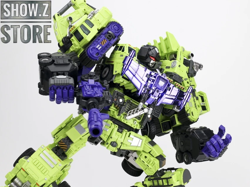 Generation Toy GT-99 Gravity Builder Devastator Metallic Painted Limited Version W/ Upgrade Kit - Image 7