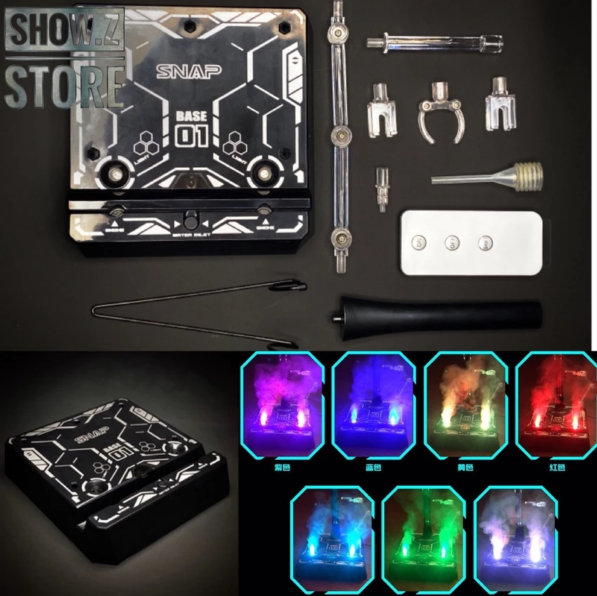 SNAP Remote Smoke Display Stand W/ LED Silver Version - Image 2