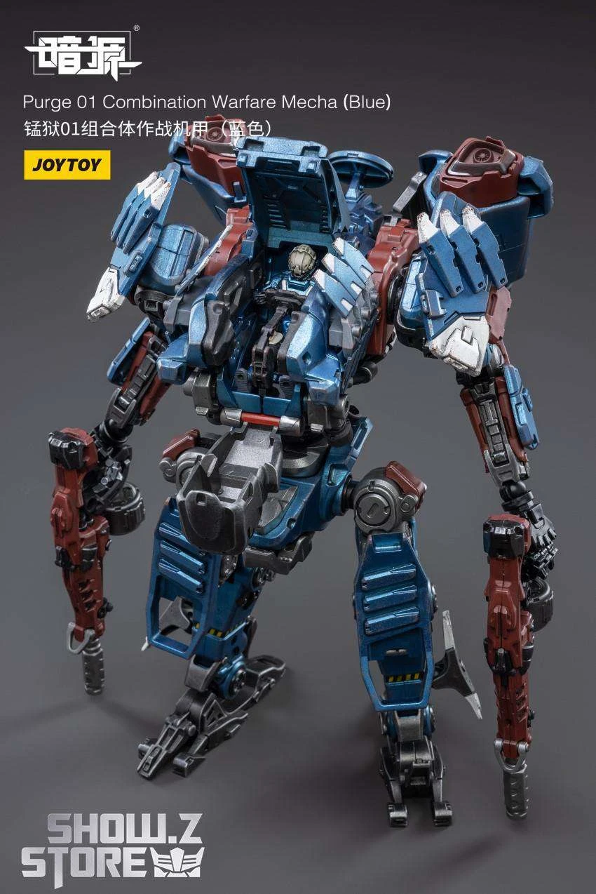 JoyToy Source 1/25 Purge 01 Combination Warfare Mecha Blue Version W/ Pilot - Image 11