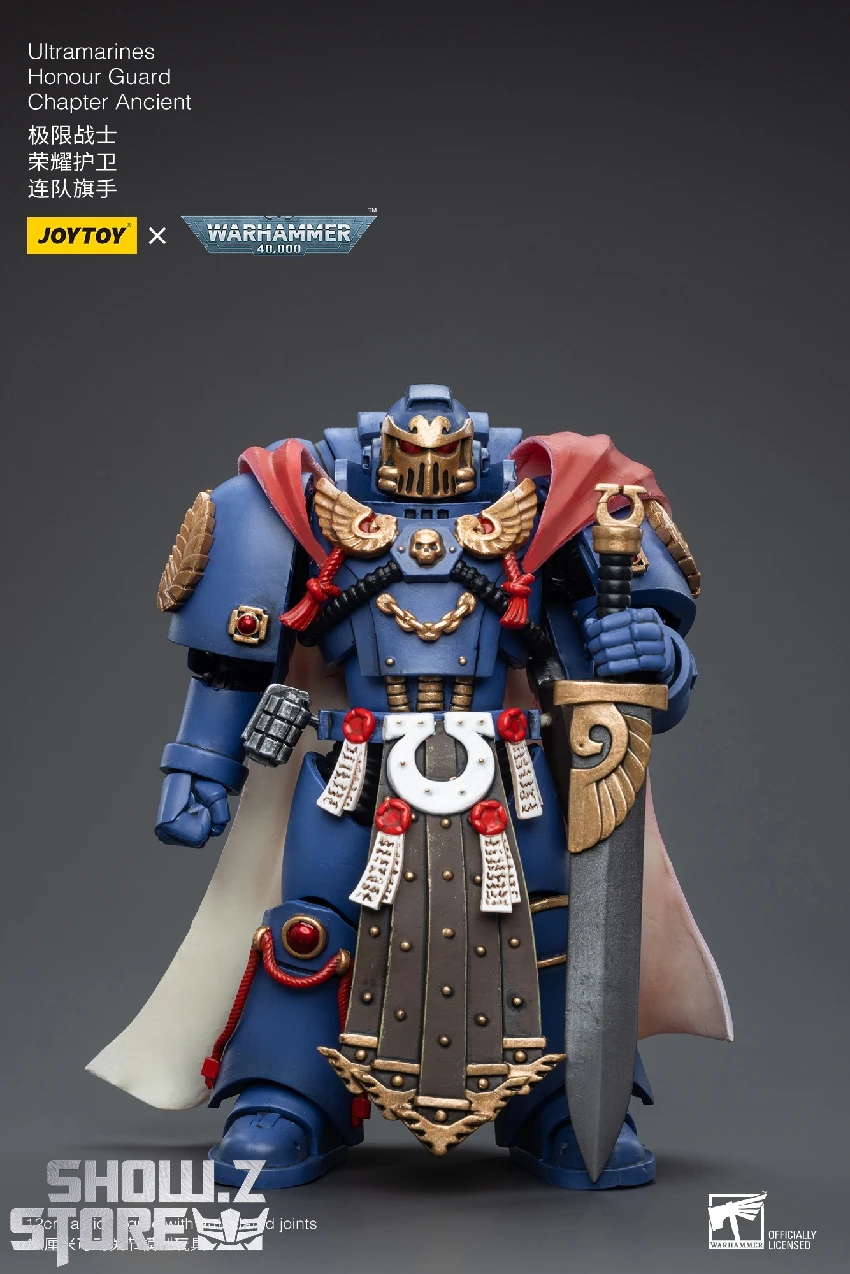 JoyToy Source 1/18 Warhammer 40K Ultramarines Honour Guard Chapter Ancient - Image 6
