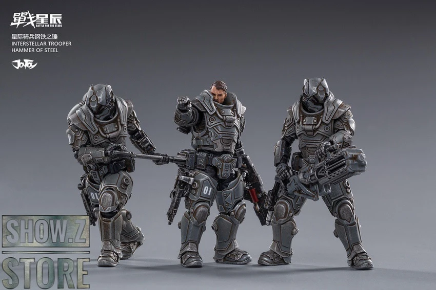 JoyToy Source 1/18 Hammer Of Steel Interstellar Trooper Set Of 3 - Image 11