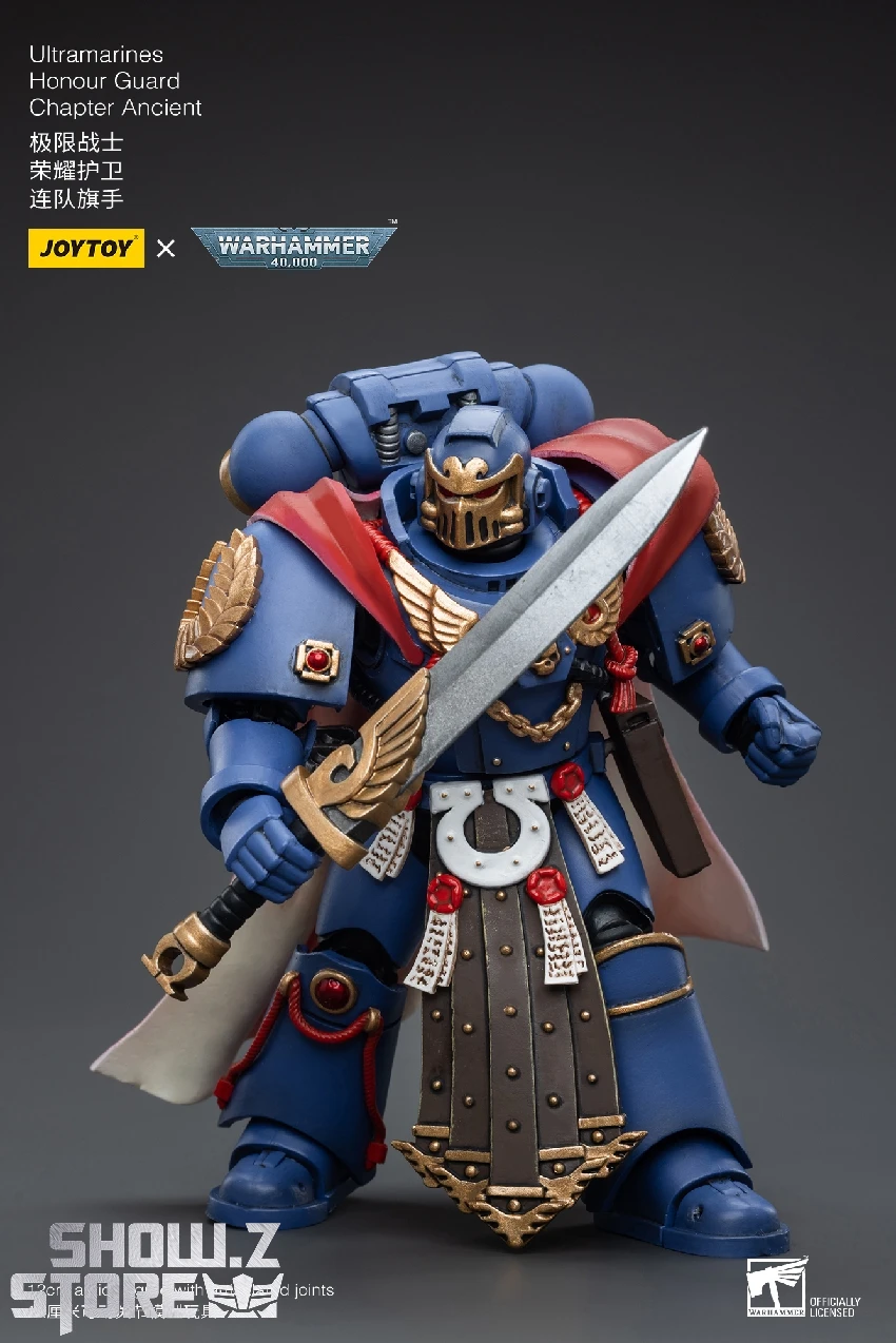 JoyToy Source 1/18 Warhammer 40K Ultramarines Honour Guard Chapter Ancient - Image 2