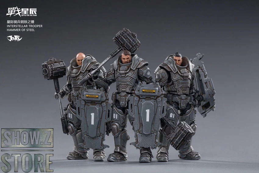 JoyToy Source 1/18 Hammer Of Steel Interstellar Trooper Set Of 3 - Image 14