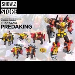 Hasbro POTP Titan Class Predaking Feral Rex Set Of 5 Figures