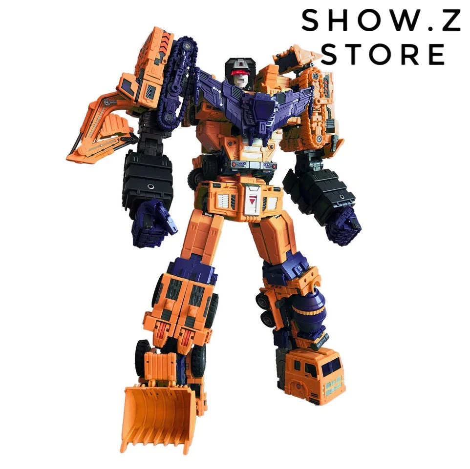 Toyworld TW TWC07E TW-C07E Orange Constructor Devastator Orange Version Set Of 6 - Image 2