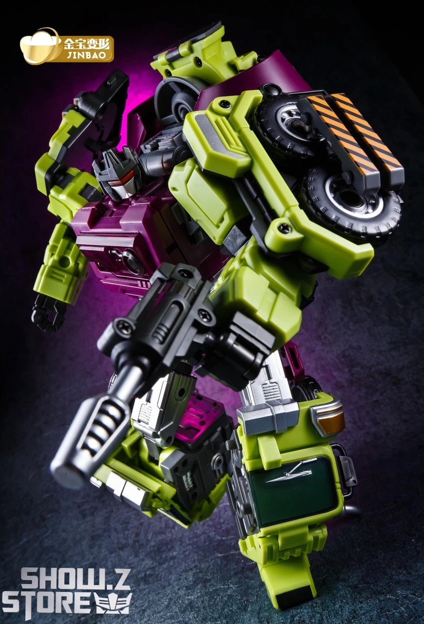 Jinbao DF03 Builder.D Devastator Green Version Set Of 6 Oversized Version - Image 19