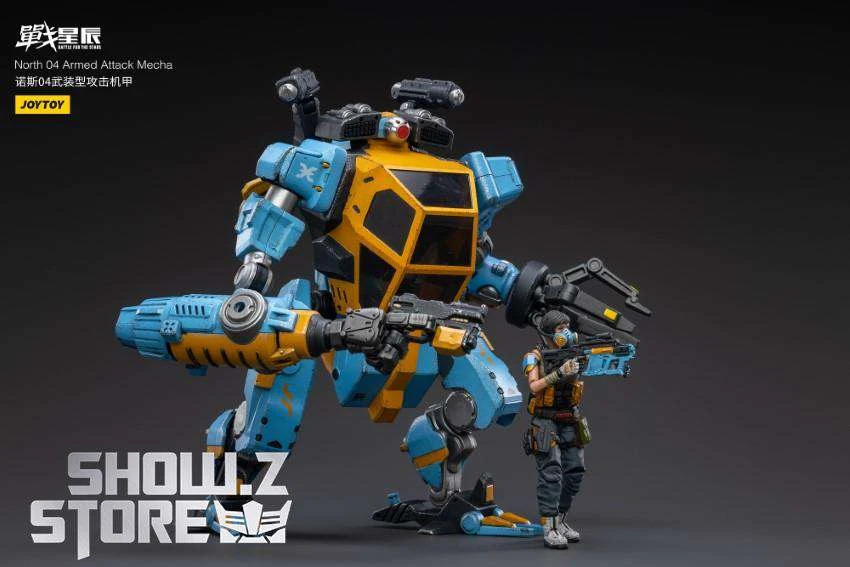 JoyToy Source 1/18 North 04 Armed Attack Mecha W/ Pilot - Image 10