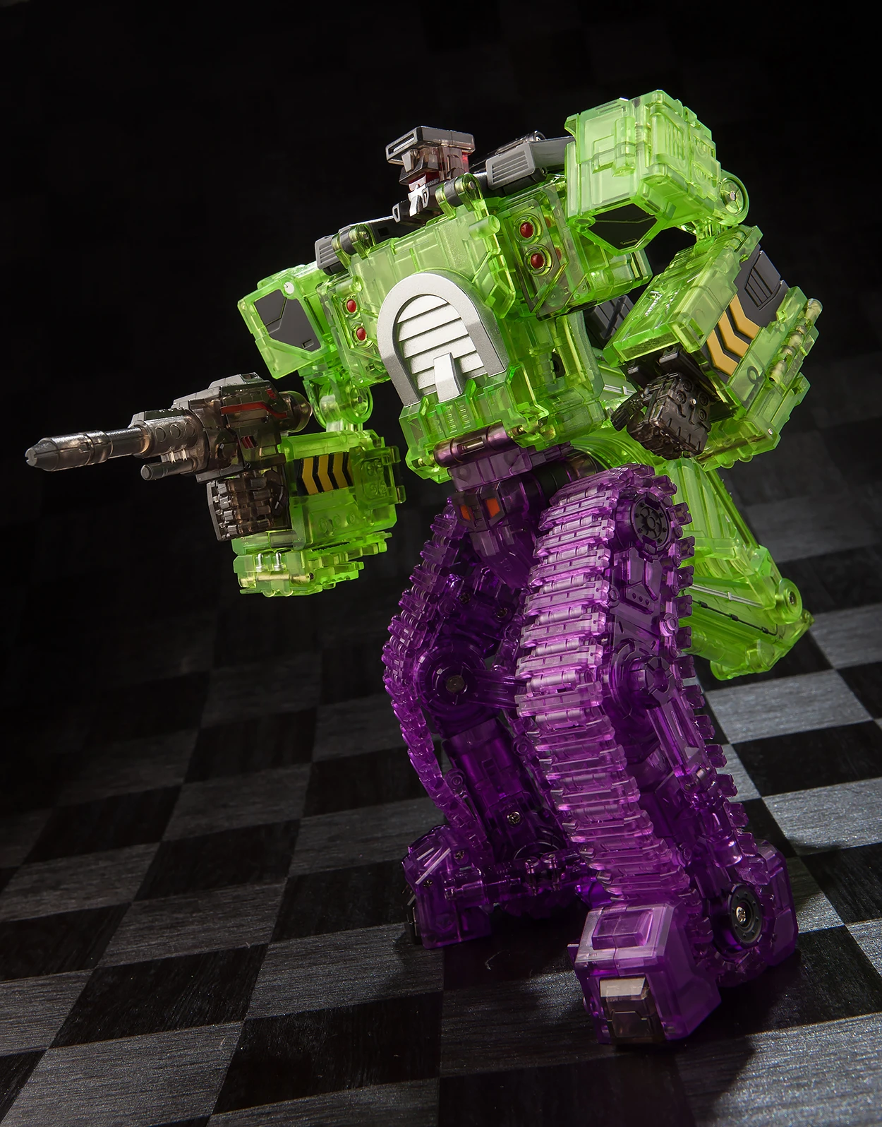 Toyworld TW-C07C Constructor Devastator Clear Version Full Set Of 6 Figures TW-07C Clear Constructor - Image 8
