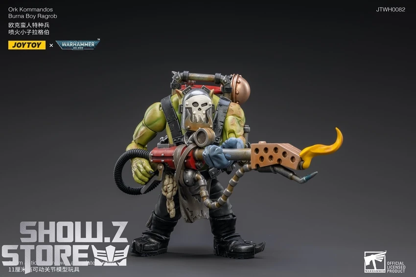 JoyToy Source 1/18 Warhammer 40K Ork Kommandos Burna Boy Ragrob - Image 6